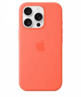 Apple iPhone 16 Pro Silicone Case with MagSafe - Tangerine