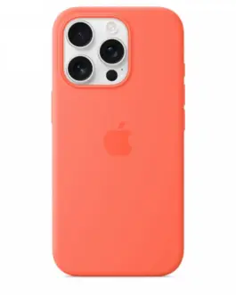 Apple iPhone 16 Pro Silicone Case with MagSafe - Tangerine