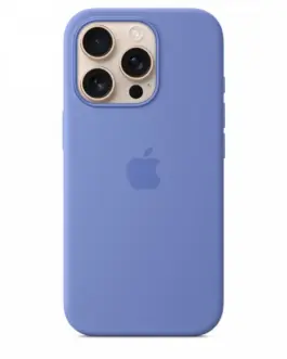 Alternative view of Apple iPhone 16 Pro Silicone Case with MagSafe - Periwinkle
