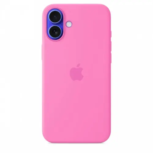 Alternative view of Apple iPhone 16 Plus Silicone Case with MagSafe - Peony