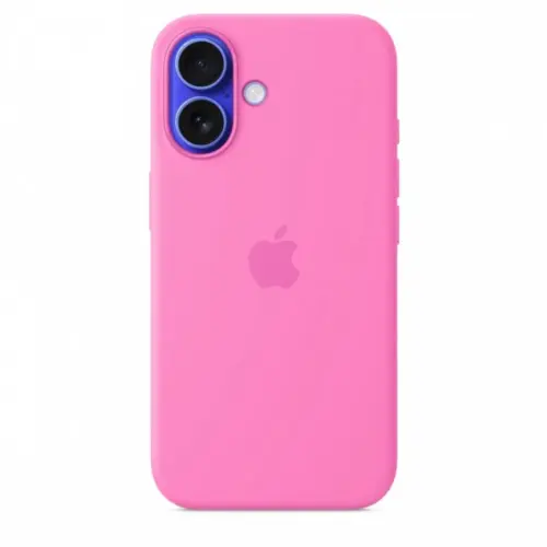 Alternative view of Apple iPhone 16 Silicone Case with MagSafe - Peony