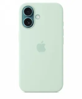 Apple iPhone 16 Silicone Case with MagSafe - Aquamarine
