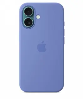 Alternative view of Apple iPhone 16 Silicone Case with MagSafe - Periwinkle