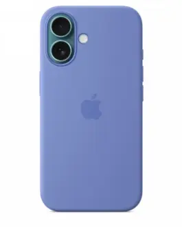 Alternative view of Apple iPhone 16 Silicone Case with MagSafe - Periwinkle