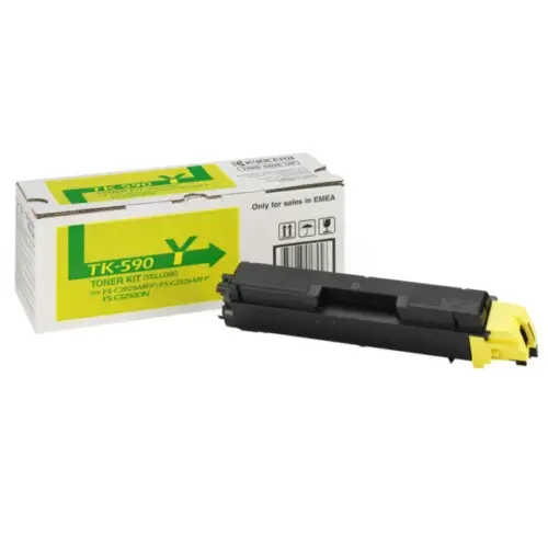 КАСЕТА ЗА KYOCERA MITA FS C2026/C2126/C2526/C2626/C5250/ECOSYS M6026/M6526 – Yellow – TK590Y