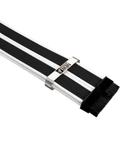 1stPlayer комплект удължителни кабели Custom Modding Cable Kit Black/White - ATX24P EPS PCI-e -