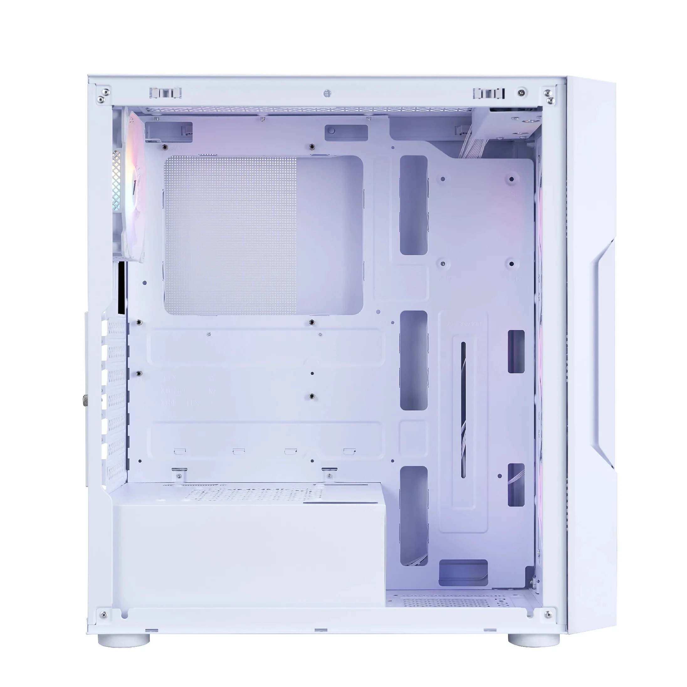 1stPlayer кутия Case ATX - TRILOBITE T7 White - 4 fans included - Image 145