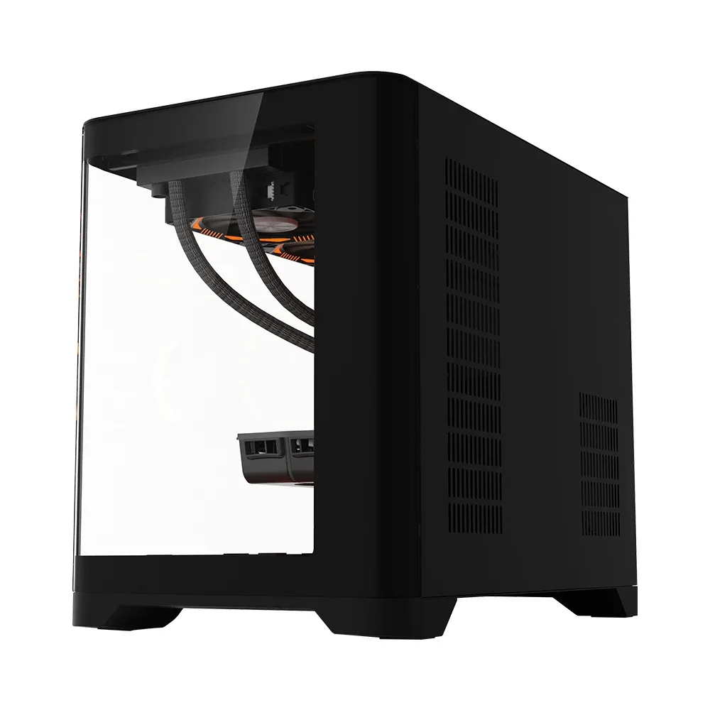 1stPlayer кутия Case mATX - UV6 Black - Image 159