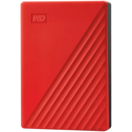 Външен хард диск HDD External WD My Passport (4TB USB 3.2) Red
