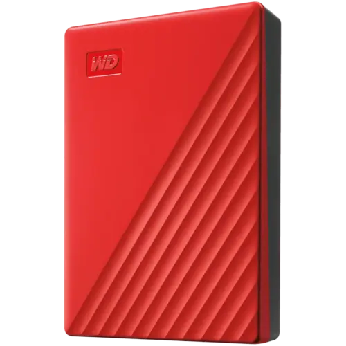 Alternative view of Външен хард диск HDD External WD My Passport (4TB, USB 3.2) Red