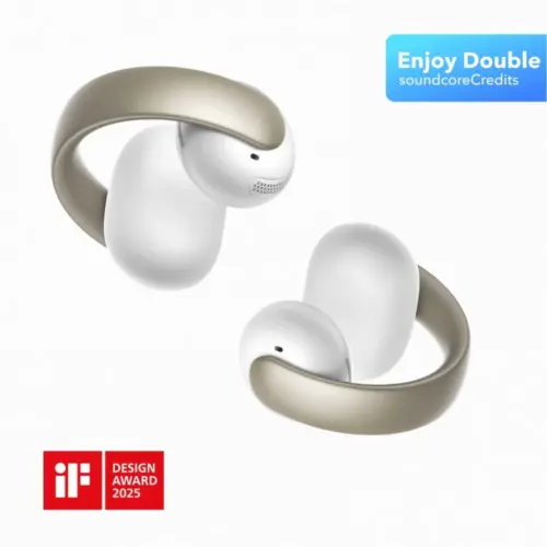 Alternative view of Anker Earphones Soundcore AeroClip Bluetooth бял