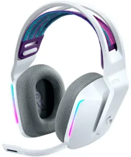 Геймърски слушалки LOGITECH G733 LIGHTSPEED Wireless RGB Gaming Headset - WHITE