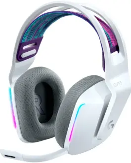 Геймърски слушалки LOGITECH G733 LIGHTSPEED Wireless RGB Gaming Headset - WHITE