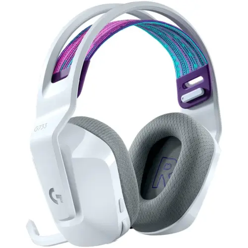 Alternative view of Геймърски слушалки LOGITECH G733 LIGHTSPEED Wireless RGB Gaming Headset - WHITE