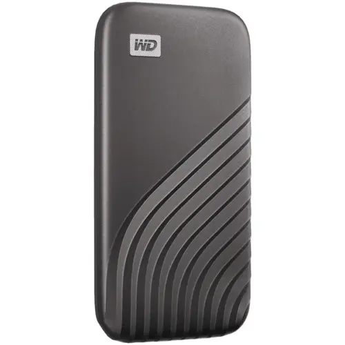 Alternative view of Външен SSD диск WD 1TB My Passport SSD - Portable SSD, up to 1050MB/s Read and 1000MB/s Write Speeds, USB 3.2 Gen 2 - Space Gray