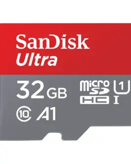 Карта памет SanDisk Ultra microSDHC 32GB + SD Adapter 120MB/s A1 Class 10 UHS-I