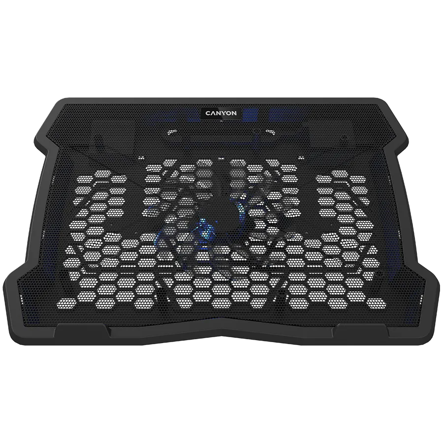 Охладителна подложка за лаптоп CANYON NS02 Cooling stand single fan with 2x2.0 USB hub support up to 10”-15.6” laptop AB