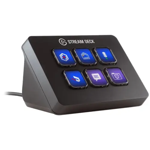 Тонколона Corsair Elgato Stream Deck Mini 6 fully customizable LCD keys at your fingertips. All poised to trigger unlimi