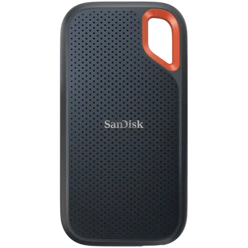 Външен SSD диск SanDisk Extreme 2TB Portable SSD - up to 1050MB/s Read and 1000MB/s Write Speeds USB 3.2 Gen 2 2-meter d