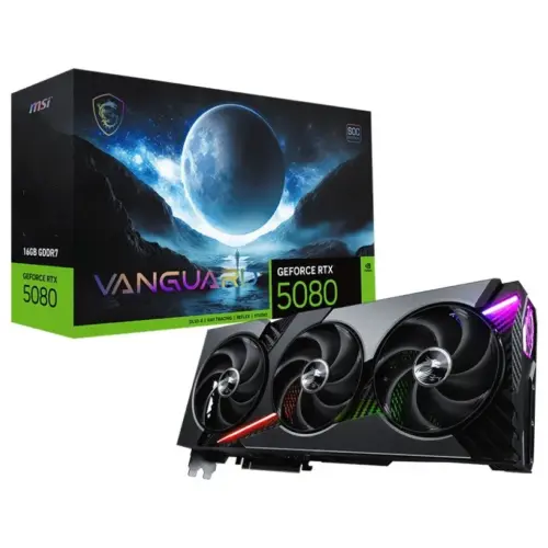 MSI видео карта GeForce RTX 5080 16G VANGUARD SOC