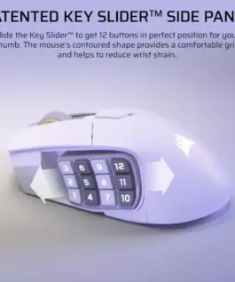 Corsair Mouse Scimitar Elite Wireless SE бял 33000 DPI