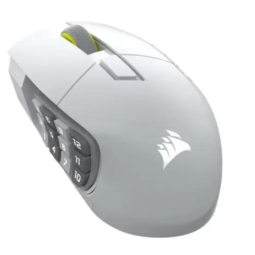 Corsair Mouse Scimitar Elite Wireless SE бял 33000 DPI