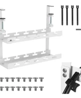 Maclean Under-desk кабел organizer MC-104W