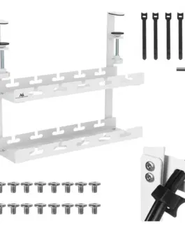 Maclean Under-desk кабел organizer MC-104W