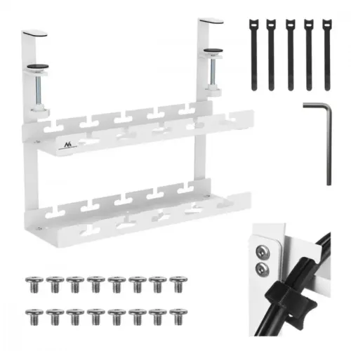 Maclean Under-desk кабел organizer MC-104W