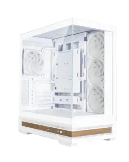 Alternative view of Zalman Case 40 NAMU ATX Midi Tower бял ARGB