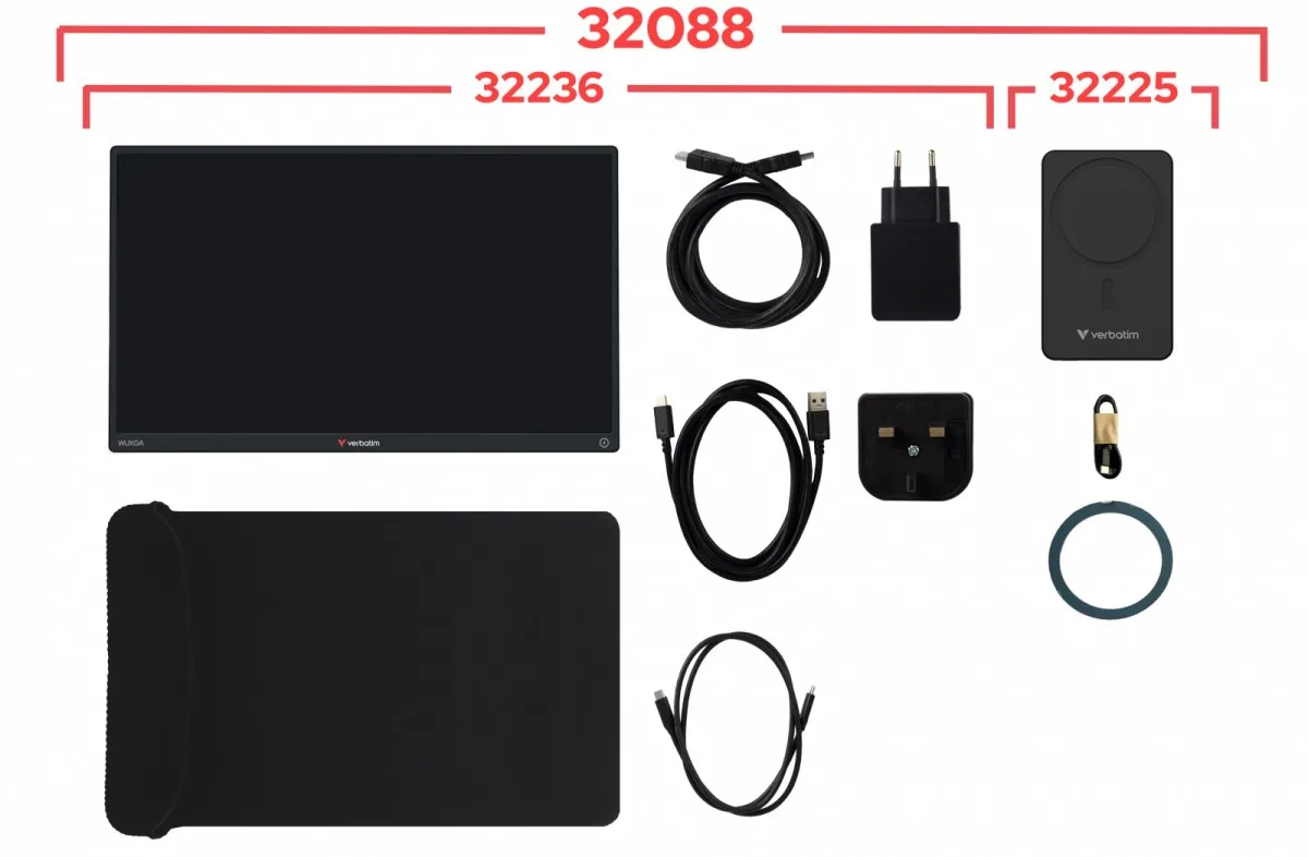 Verbatim Portable Touchscreen монитор Light Full HD - Image 5