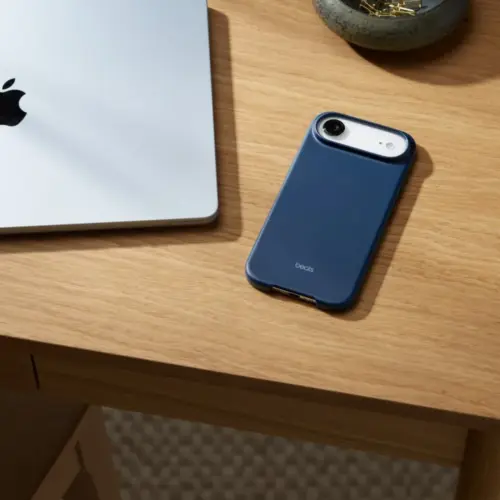 Alternative view of Apple Beats iPhone Air Case with MagSafe and Camera Control - Bedrock Blue