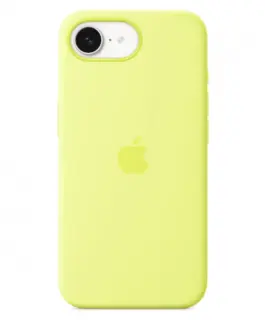 Apple iPhone 16e Silicone Case - Neon жълт