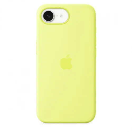 Apple iPhone 16e Silicone Case - Neon жълт