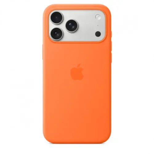 Alternative view of Apple iPhone 17 Pro Max Silicone Case with MagSafe - оранжев