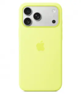 Apple iPhone 17 Pro Max Silicone Case with MagSafe - Neon жълт