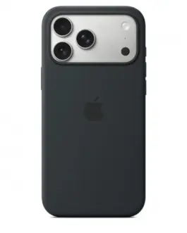 Apple iPhone 17 Pro Max Silicone Case with MagSafe - черен