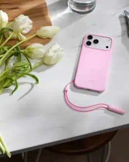 Alternative view of Apple Beats iPhone 17 Pro Max Kickstand Case with MagSafe and Camera Control - Pebble розов