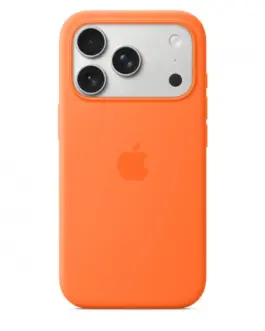 Alternative view of Apple iPhone 17 Pro Silicone Case with MagSafe - оранжев