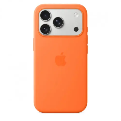 Alternative view of Apple iPhone 17 Pro Silicone Case with MagSafe - оранжев