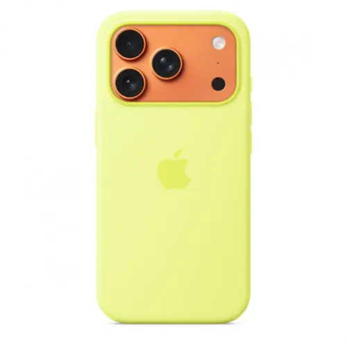 Alternative view of Apple iPhone 17 Pro Silicone Case with MagSafe - Neon жълт