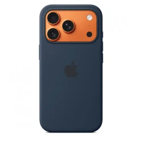 Alternative view of Apple iPhone 17 Pro Silicone Case with MagSafe - Midnight
