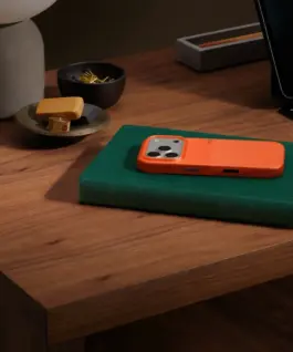 Alternative view of Apple Beats iPhone 17 Pro Rugged Case with MagSafe and Camera Control - Sierra оранжев