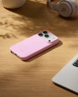 Alternative view of Apple Beats iPhone 17 Pro Case with MagSafe and Camera Control - Pebble розов