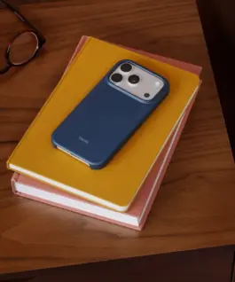 Alternative view of Apple Beats iPhone 17 Pro Case with MagSafe and Camera Control - Bedrock Blue