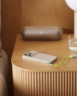 Alternative view of Apple Beats iPhone 17 Pro Kickstand Case with MagSafe and Camera Control - Lime Stone