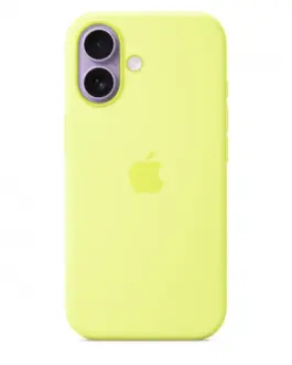 Alternative view of Apple iPhone 17 Silicone Case with MagSafe - Neon жълт
