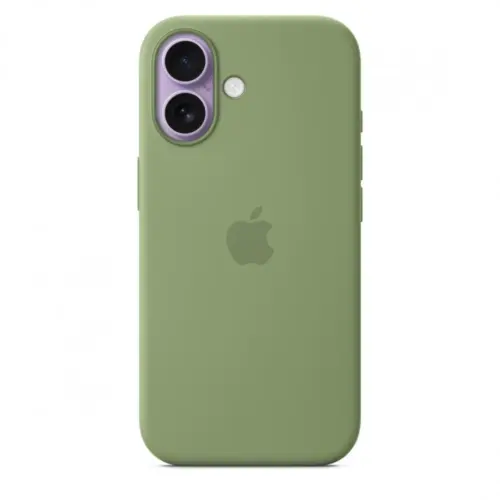 Alternative view of Apple iPhone 17 Silicone Case with MagSafe - Light Moss