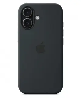 Apple iPhone 17 Silicone Case with MagSafe - черен