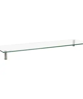 Alternative view of LogiLink Monitor riser glass top 1000mm long